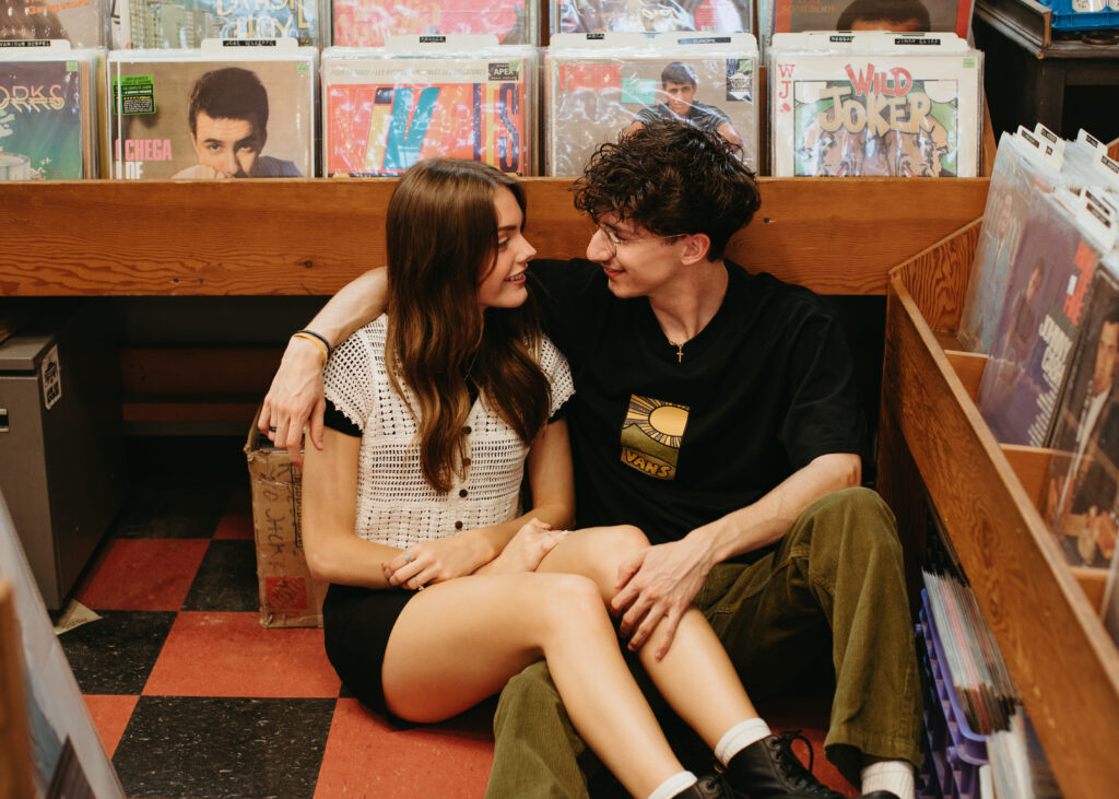 record store couples session austin