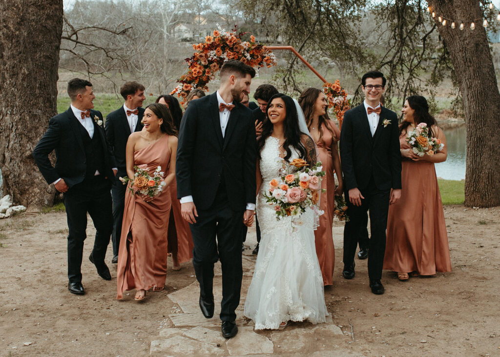 Romantic Cypress Falls Wedding